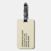 Dr. Seuss | Verhalen grafisch Bagagelabel (Achterkant verticaal)