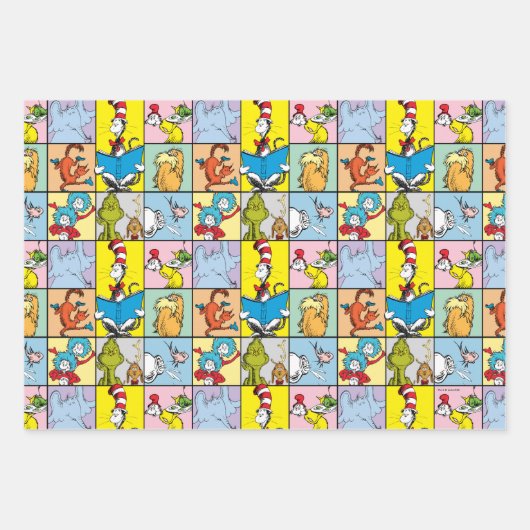 Dr. Seuss | Verhalen grafisch Inpakpapier Vel (Voorkant 2)