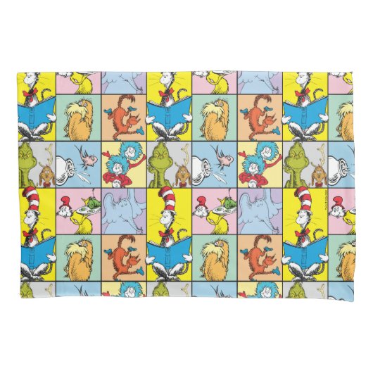 Dr. Seuss | Verhalen grafisch Kussensloop (Voorkant-Links)