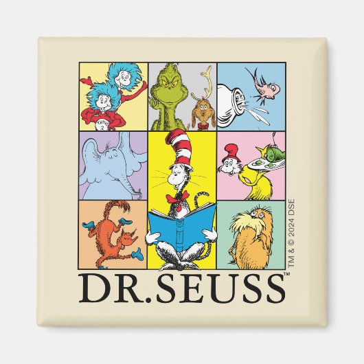 Dr. Seuss | Verhalen grafisch Magneet (Voorkant)