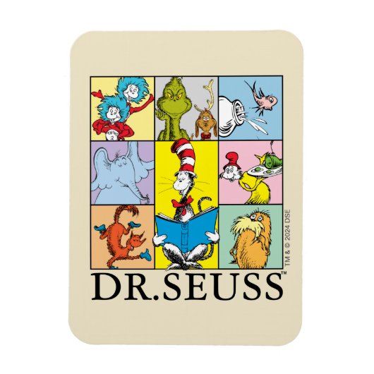 Dr. Seuss | Verhalen grafisch Magneet (Verticaal)