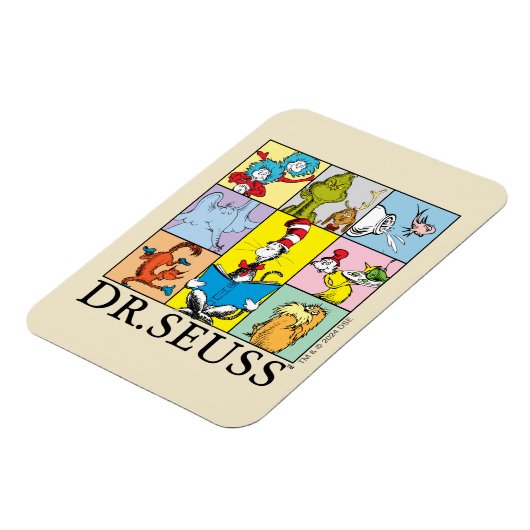 Dr. Seuss | Verhalen grafisch Magneet (Linkerzijde)