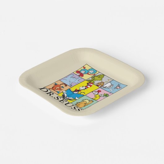Dr. Seuss | Verhalen grafisch Papieren Bordje (Gebogen)