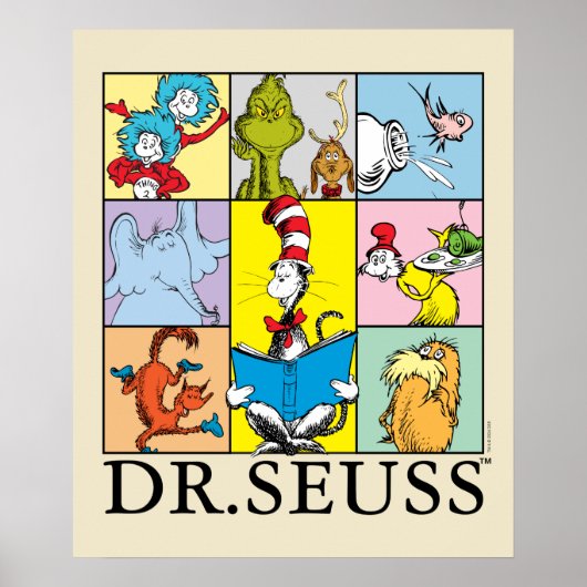 Dr. Seuss | Verhalen grafisch Poster (Voorkant)