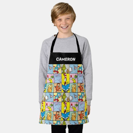 Dr. Seuss | Verhalen grafisch Schort (Gedragen)