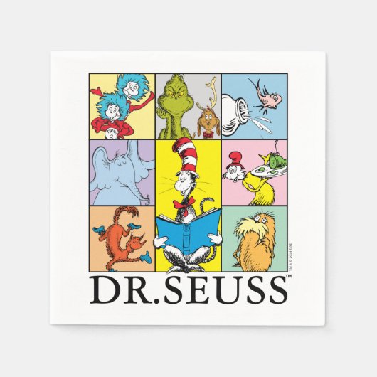 Dr. Seuss | Verhalen grafisch Servet (Voorkant)