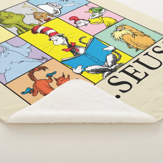 Dr. Seuss | Verhalen grafisch Sherpa Deken (3/4)