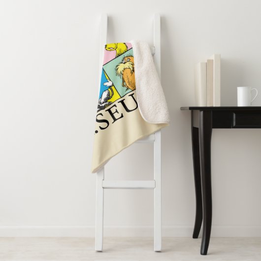 Dr. Seuss | Verhalen grafisch Sherpa Deken (In situ)