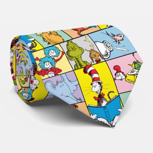 Dr. Seuss | Verhalen grafisch Stropdas (Opgerold)