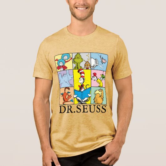 Dr. Seuss | Verhalen grafisch Tri-Blend Shirt (Voorkant)