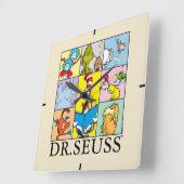 Dr. Seuss | Verhalen grafisch Vierkante Klok (Hoek)