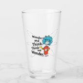 Dr. Seuss | Verwondering en denken. Denk en verwon Glas (Voorkant)