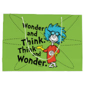 Dr. Seuss | Verwondering en denken. Denk en verwon Groot Cadeauzakje (Achterkant)
