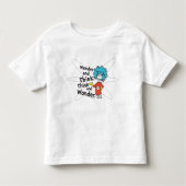 Dr. Seuss | Verwondering en denken. Denk en verwon Kinder Shirts (Voorkant)