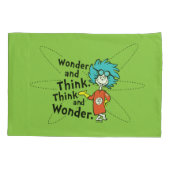 Dr. Seuss | Verwondering en denken. Denk en verwon Kussensloop (Achterkant)