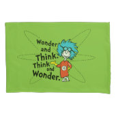 Dr. Seuss | Verwondering en denken. Denk en verwon Kussensloop (Voorkant)