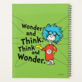 Dr. Seuss | Verwondering en denken. Denk en verwon Planner (Achterkant)