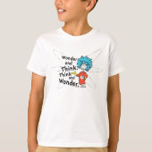 Dr. Seuss | Verwondering en denken. Denk en verwon T-shirt (Voorkant)