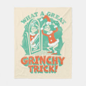 Dr. Seuss | Wat een geweldige Grinch-truc! Fleece Deken (Voorkant)
