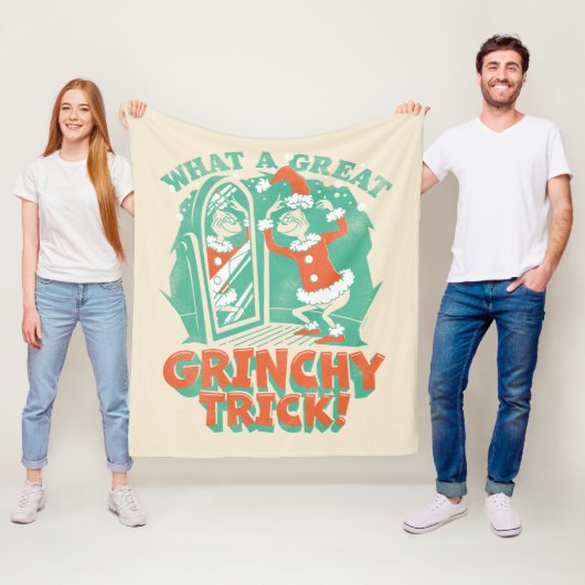 Dr. Seuss | Wat een geweldige Grinchy Trick! Fleece Deken (In situ)