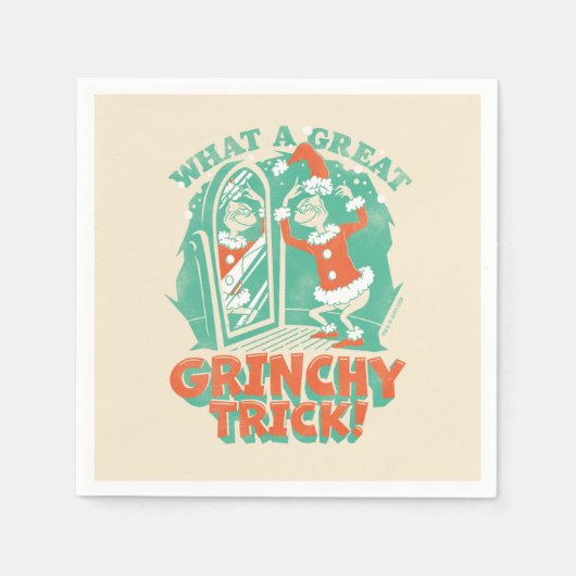Dr. Seuss | Wat een geweldige Grinchy Trick! Servet (Voorkant)