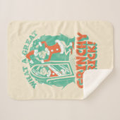 Dr. Seuss | Wat een geweldige Grinchy Trick! Sherpa Deken (Voorkant (horizontaal))