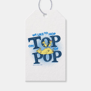 Dr. Seuss   We houden ervan om op Pop te springen Cadeaulabel