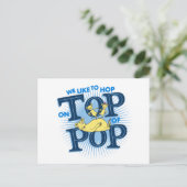 Dr. Seuss | We Like To Hop On Top Of Pop Briefkaart (Staand voorkant)