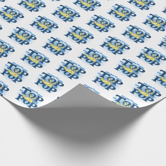 Dr. Seuss | We springen graag op de top van Pop Cadeaupapier (Hoek)