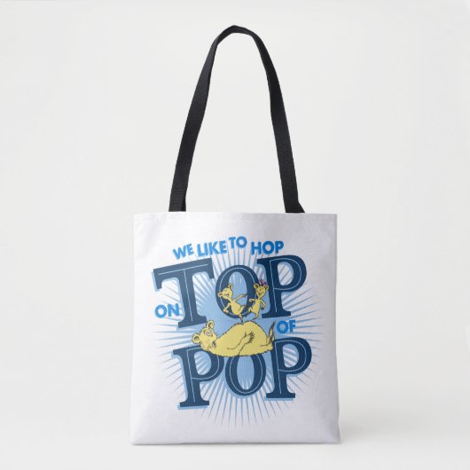 Dr. Seuss | We springen graag op de top van Pop Tote Bag (Voorkant)