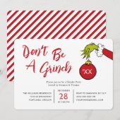 Dr. Seuss | Wees geen Grinch kerstfeest (Voorkant / Achterkant)