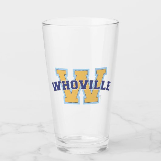 Dr. Seuss | Who-ville Athletic Logo Glas (Voorkant)