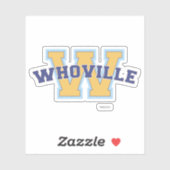 Dr. Seuss | Who-ville Athletic Logo Sticker (Vel)