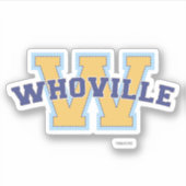 Dr. Seuss | Who-ville Athletic Logo Sticker (Voorkant)