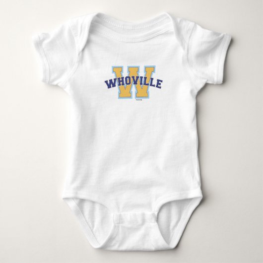 Dr. Seuss | Who-ville Atletiek Logo Romper (Voorkant)