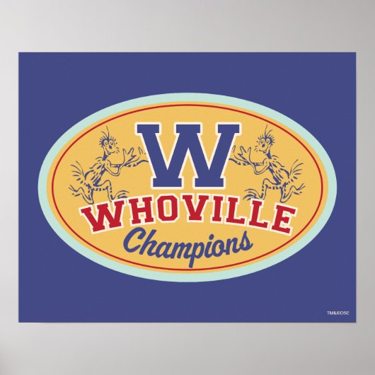 Dr. Seuss | Who-ville Champions Poster (Voorkant)