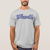 Dr. Seuss | Who-ville Manuscript Logo T-Shirt (Voorkant)