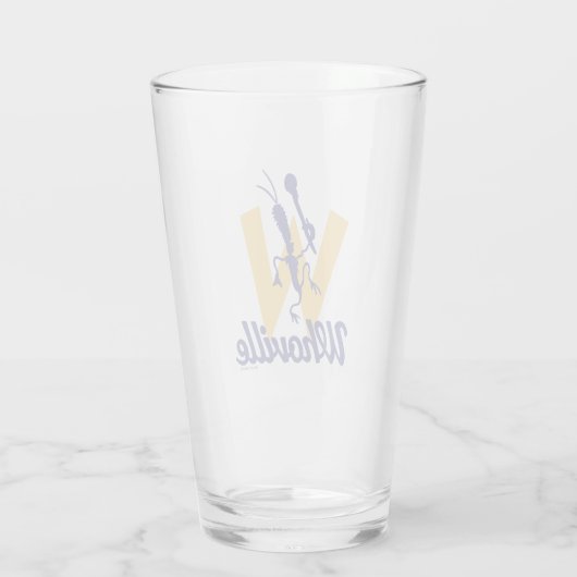 Dr. Seuss | Who-ville W Logo Glas (Achterkant)