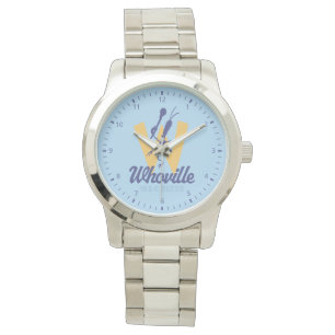Dr. Seuss   Who-ville W Logo Horloge