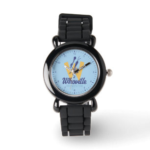 Dr. Seuss   Who-ville W Logo Horloge
