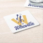 Dr. Seuss | Who-ville W Logo Kartonnen Onderzetters (Schuin)