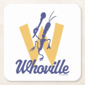 Dr. Seuss | Who-ville W Logo Kartonnen Onderzetters (Voorkant)