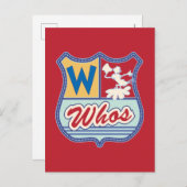 Dr. Seuss | Who-ville - Whos Crest Briefkaart (Voorkant / Achterkant)