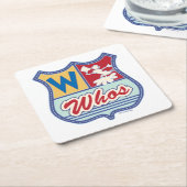 Dr. Seuss | Who-ville - Whos Crest Kartonnen Onderzetters (Schuin)