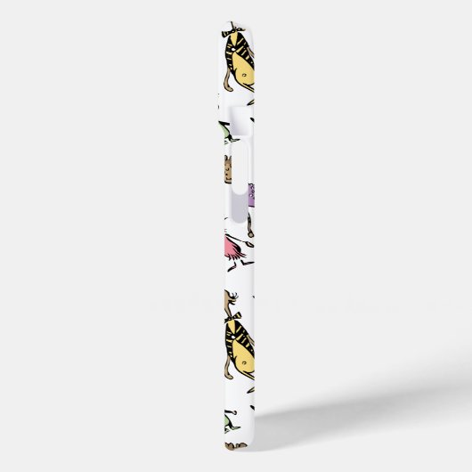 Dr. Seuss Whoville Characters Festive Pattern Case-Mate iPhone Case (Achterkant / Links)