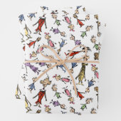 Dr. Seuss Whoville Characters Festive Pattern Inpakpapier Vel (In situ)