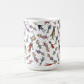 Dr. Seuss Whoville Characters Festive Pattern Koffiemok (Center)