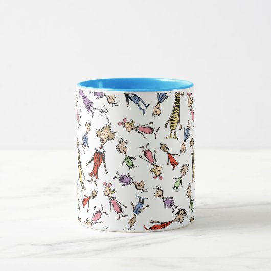 Dr. Seuss Whoville Characters Festive Pattern Mok (Midden)