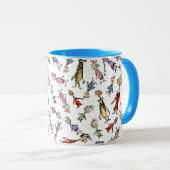 Dr. Seuss Whoville Characters Festive Pattern Mok (Voorkant rechts)