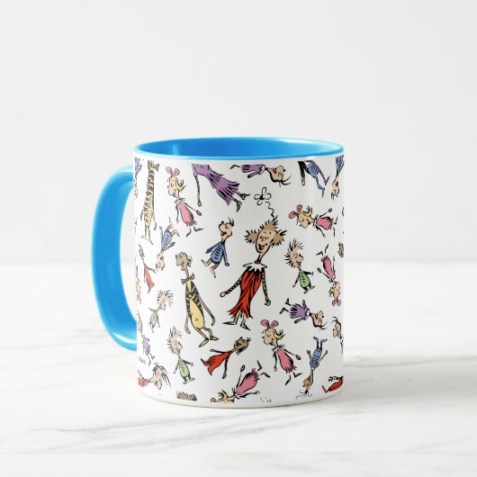 Dr. Seuss Whoville Characters Festive Pattern Mok (Voorkant links)